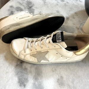 Golden Goose Superstar Sneakers, Size 39